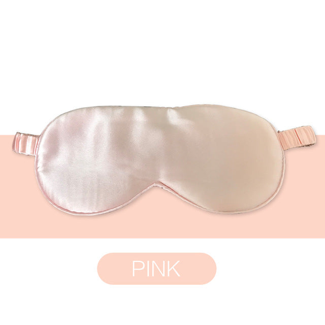 Serene™ 19 Momme Pure Mulberry Silk Sleep Mask — Total Blackout Eye Shield