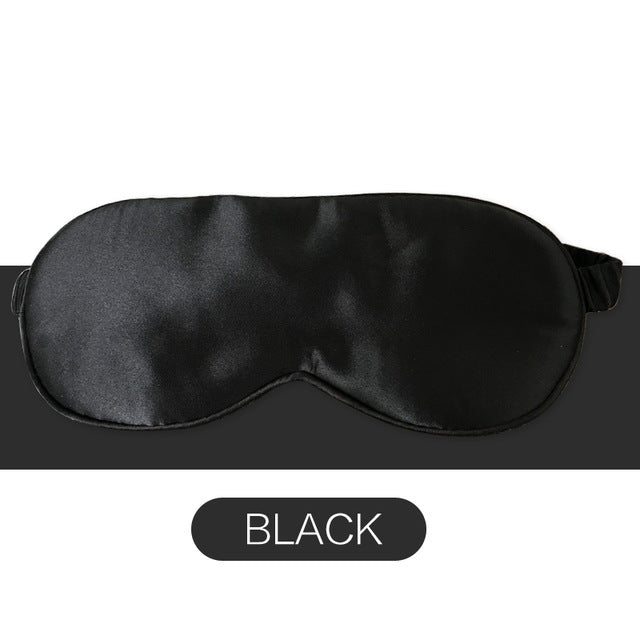 Serene™ 19 Momme Pure Mulberry Silk Sleep Mask — Total Blackout Eye Shield