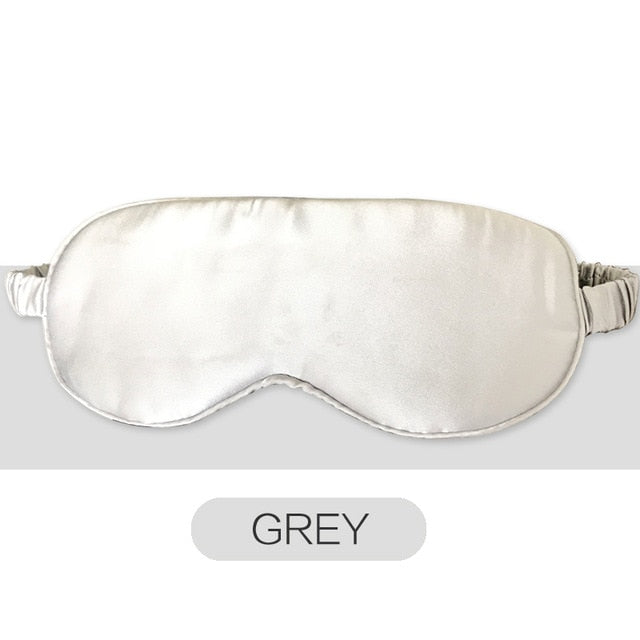 Serene™ 19 Momme Pure Mulberry Silk Sleep Mask — Total Blackout Eye Shield