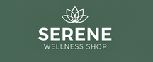 Serene Wellness Shop Logo - Bold White